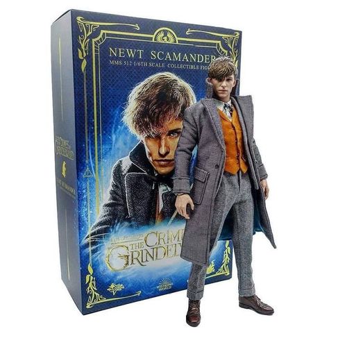 Figurine Hot Toys Mms512 - Fantastic Beasts : The Crimes Of Grindelwald - Newt Scamander Standard Version