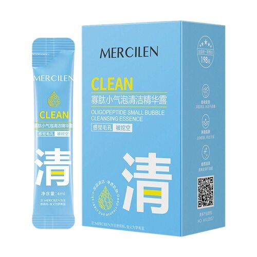 Essence De Nettoyage À Petites Bulles, 20 Pièces, Gel Nettoyant, Soins Pour La Peau, Réparation Des Pores, Rétrécissement 