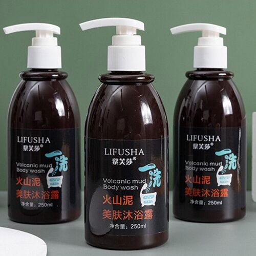 Gel Nettoyant Pour Le Corps À La Boue Volcanique E4s0, Crème Rapide À Blanchiment Instantané, Douche À La Boue Volcanique, Hydratant En Profondeur 