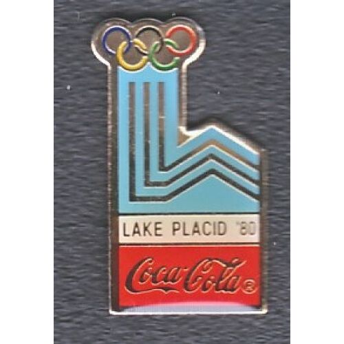 Pins Jeux Olypiques D'hivers Coca Cola Lake Placid 1980