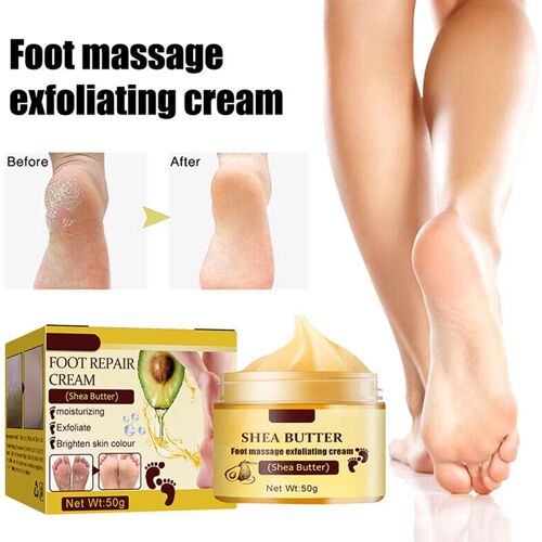 Masque Exfoliant Pour Les Pieds, Crème Anti-Fissure Pour Les Peaux Mortes, Réduit La Sécheresse Et La Rugosité, Soin Réparateur, 50g 
