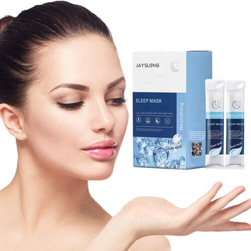 Collagène Masque Facial De Sommeil Réduit Les Ridules Masque Hydratant Profond Ascenseur Ferme Anti-Vieillissement Égayer Lavage Gratuit Masque 