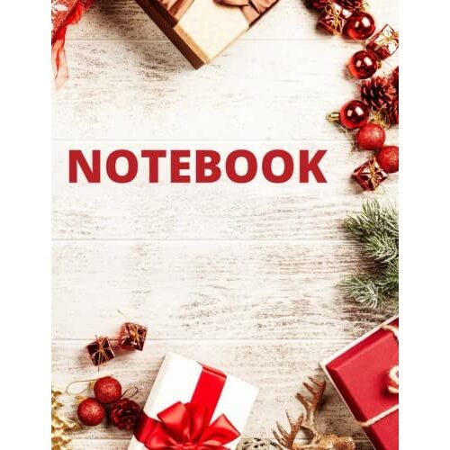 Christmas Presents Merry Christmass Notebook, Christmas Journal, Holiday Notepad, Planner And Composition Book.: This Helpful Book Is Ideal And ... Practice, Ideas, Recipes, Journaling.