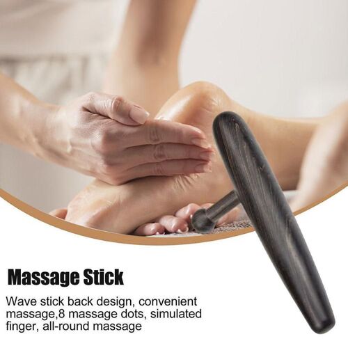 Bâton D'acupuncture En Bois, 1 Pièce, Réflexologie Du Pied, Acupuncture, Relaxation, Thérapie Shiatsu, Outils De Massage, A3k4