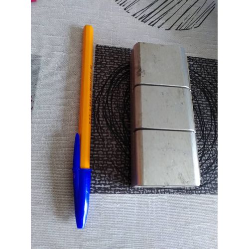 Colleuse 8 mm ou 16 bi-films mécanique alliage aluminium artisanal ou fait main presse-papier collection