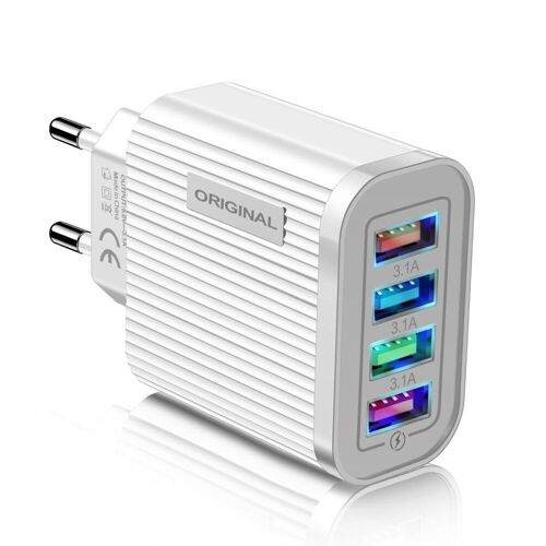 Tablette Chargeur Mural Universel Pour Téléphone Portable, Voyage, Prise Ue/Us, 3,1 A