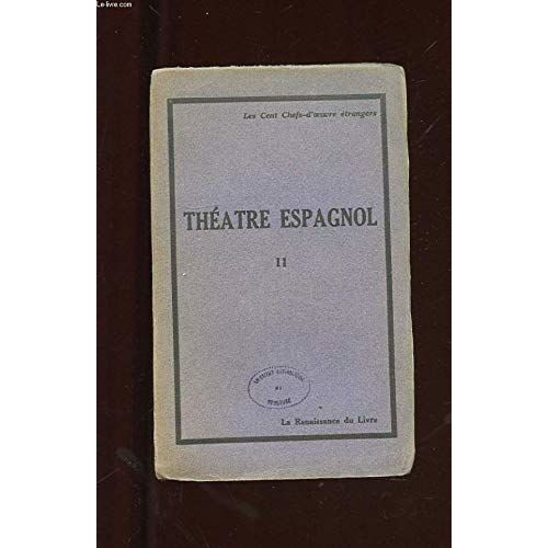 Theatre Espagnol Tome 2. Tirso De Molina - Ruiz De Alarcon