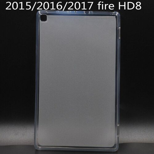 Coque De Protection Complète Pour Tablette Amazon Kindle Fire Hd 8, Étui Transparent Souple Résistant Aux Chocs, 2016/2017/2018, Hd 8