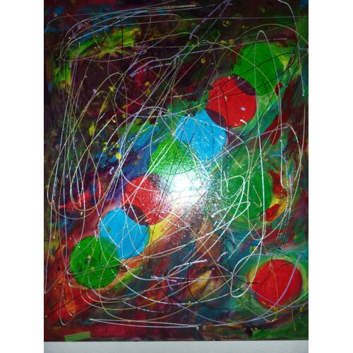 Toile Tableau Peinture Contemporain Unique