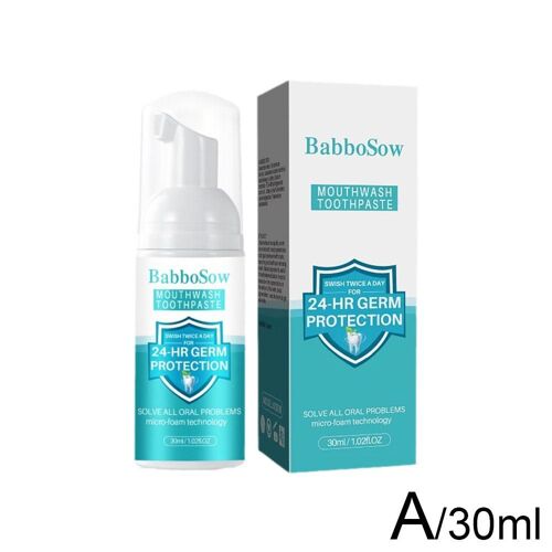 Dents Books-Dentifrice En Mousse Pour Bain De Bouche, Mousse Anti-Taches Ultrafine, Mousse Nettoyante En Profondeur, Soins Dentaires Buccaux Naturels, 30 Ml, 50ml 