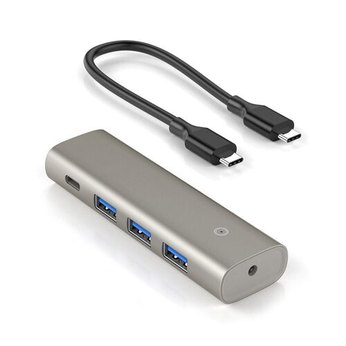 Adaptateur séparateur multiport 4 en 1 USB type-c vers HDMI USB 3.2 Gen2 10Gbps, Transmission de données Ultra-rapide, adaptateur de bureau