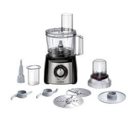 Robot de cuisine multifonctions Bosch MCM 3401M 800 W 2,3 L Noir, Inox