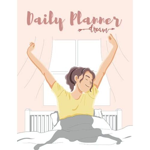 Daily Planner: Cute Daily Weekly Monthly Planner 8.5x11 Inch - Large Pages For Planners To Note, Scheduling, Organizing