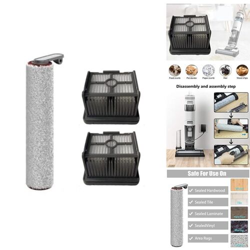 Pièces de rechange pour aspirateur sans fil Xiaomi Dreame H12 Pro, avec filtre Hepa et brosse à rouleau