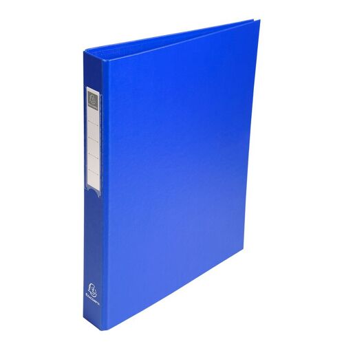 Exacompta Lot De 10 Classeurs Pp 4 Ax + Méc.25mm Sur 3ème/C. Bleu