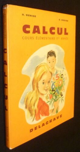 Calcul, Cours Élémentaire 1re Année