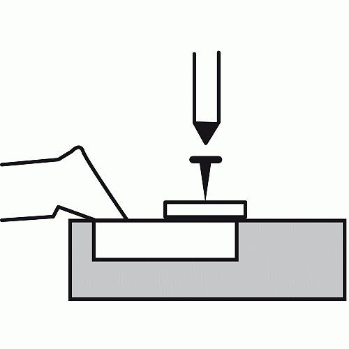 Charnières invisibles à visser 165°Sensys 8657i-entraxe 52mm-c9,5mm HETTICH