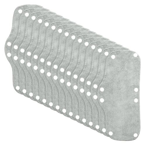 Lot De 15 Bandes De Sueur Lavables En Coton, Bandeau Éponge Réutilisable Avec Bouton-Pression, Accessoires Pour Chapeaux Durs 