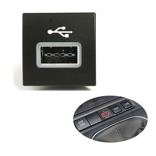 Adaptateur d'entrée USB de voiture avec fil de connexion, audio, radio, disque U, interface de prise flash, VW Golf 6, Jetta MK5, EOS, contraste, rocco, Touran