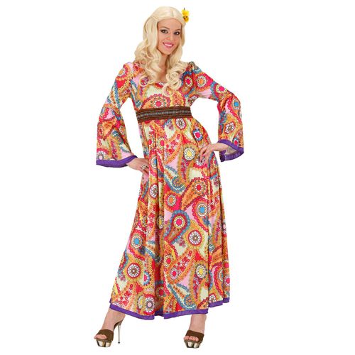 Déguisement Robe Hippie Grande Taille Femme - Taille: Xxl