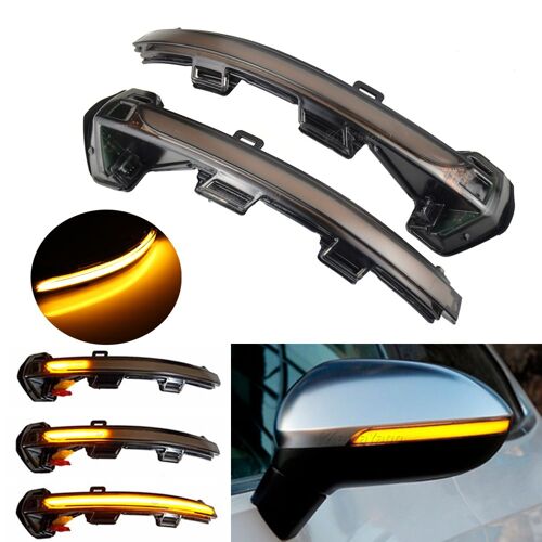 Clignotant Led Dynamique Pour Vw Passat B8 Arteon 2015 2016 2017-2020, Indicateur De Miroir Latéral, Clignotant Séquentiel