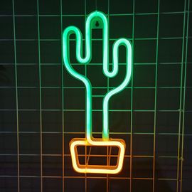 Led Cactus En Pot Enseignes Au Néon Pour Le Mur De Chambre À Coucher Batterie Usb Lampe De Nuit Cadeau D'anniversaire Maison De Fête De Noël Décor