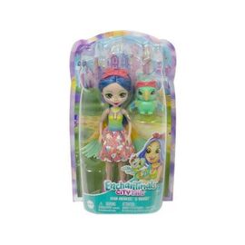 Coffret Enchantimals Poupee Prita Et Perroquet Flutter - Figurine 15cm Avec Animal - Mini-Poupee + Carte Animaux