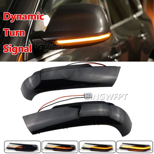 Feu Clignotant Dynamique Pour Vw Volkswagen Touareg I Mk1 7l, 2 Pièces, Lumière Séquentielle Led Pour Rétroviseur Latéral, 2007 2008 2009 2010