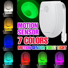 Lampe Led Néon Rgb Avec Capteur De Mouvement Pir, Rétro-Éclairage Pour Cuvette De Toilette, 7 Couleurs, Idéal Pour La Salle De Bain