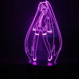 Lampe De Bureau À L'effigie De Personnages De Dessins Animés, Luminaire D'intérieur, Lumière De Table, Ampoule Led, Usb, Décoration Pour Enfants, Cadeau De La Saint-Valentin, Néon 3d