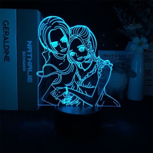 Veilleuse 3d Nana Pour Décoration De Chambre À Coucher, Anime Japonais, Manga, Lumière Mignonne, Cadeau D'anniversaire, Lampe Led Colorée, Joli Cadeau Pour Enfant