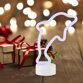 Lampe Néon Led En Forme De Dauphin, Petite Enseigne, Imperméable, Veilleuse Pour La Décoration De La Chambre