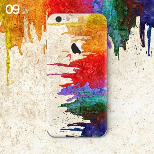 Coque Iphone 6 6s Plus (5"5) Painting Mur D'automne Silicone Souple (Tpu)