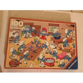 Puzzle Le Bébé Schtroumpfs 100 Pièces Ravensburger 1984