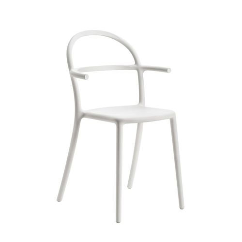 Kartell Set De 2 Chaises Generic C (Blanc - Polypropylène)