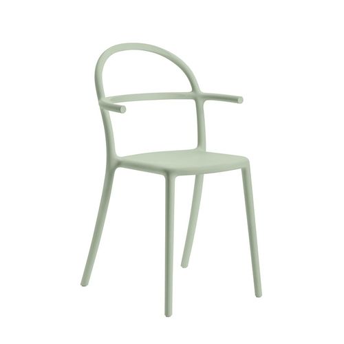 Kartell Set De 2 Chaises Generic C (Vert Sauge - Polypropylène)
