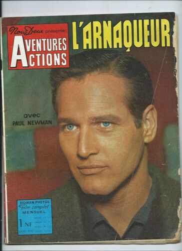 Nous Deux Présente Aventures Actions - N°12 - L'arnaqueur - Paul Newman -