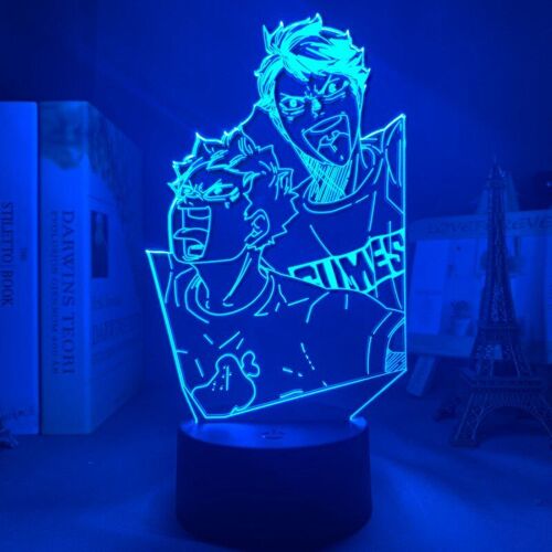 Lampe De Chevet Led 3d À Intensité Réglable, Veilleuse Anime, Veilleuse Pour Chambre À Coucher, Cadeau D'anniversaire Pour Enfants