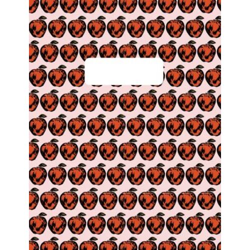 College Lined Notebook: 1 Subject Red Apple Blank Composition Book