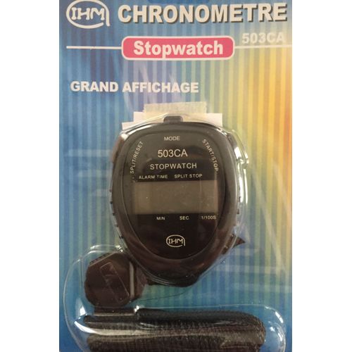 Chronomètre Grand Affichage Ihm 503ca Noir