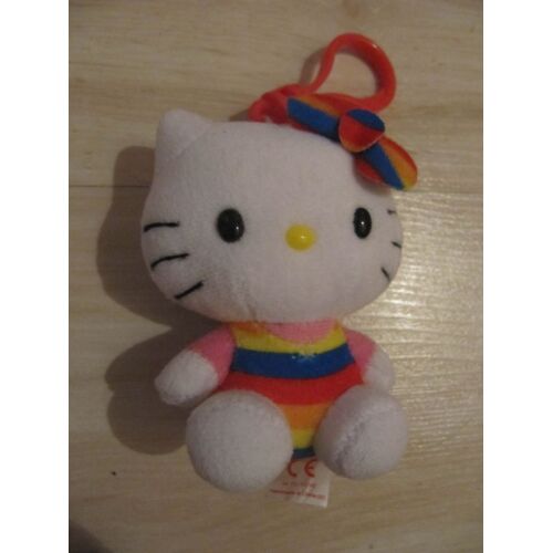 Porte Clés Clef Peluche Hello Kitty 