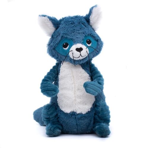 Peluche Raton Laveur Bleu Netoitou Les Ptipotos - Les Déglingos