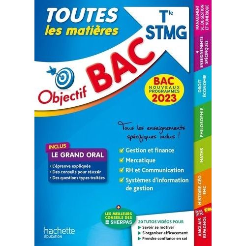 Toutes Les Matières Tle Stmg