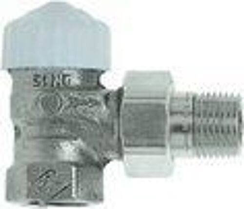 TA Heimeier V-exakt II-corps thermostatique équerre en bronze nickelé 3/4 ``kvs 0,86 3711-03.000