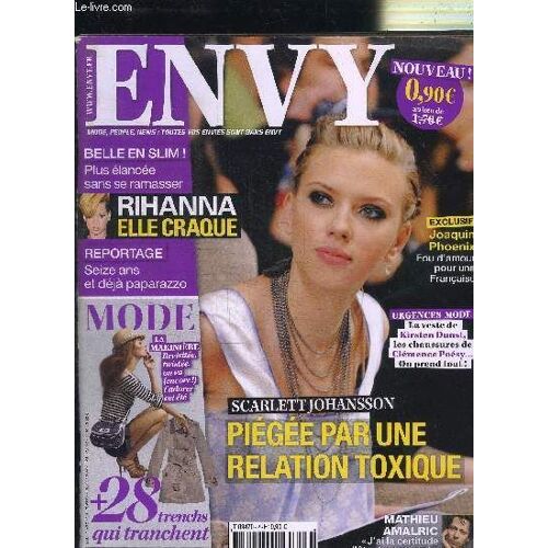 Envy N°2 Du 18 Au 24 Fevrier 2010 - Scarlett Johansson Piégée Par Une Relation Toxique, ...