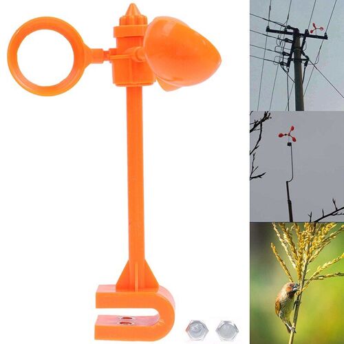 Dispositif Répulsif D'Oiseaux, Contre Les Oiseaux, Contre Les Parasites, À Énergie Éolienne, À 360 Degrés, Pour L'Extérieur, Outils Pour Pigeons, Jardin, Pelouse, Corbeau, Étang