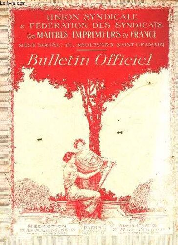 Bulletin Officiel - N° 4 Avril 1924