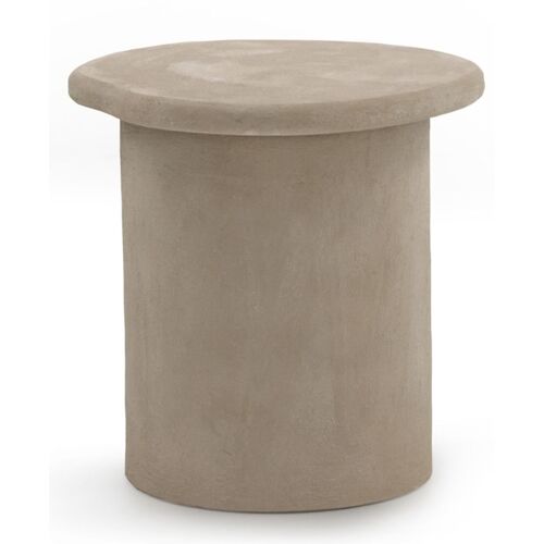 Table basse en polyrésine couleur ciment sable