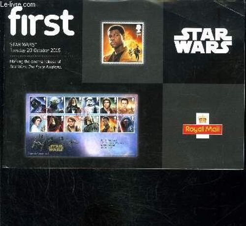 First- Star Wars- Tuesday 20 October 2015- Making The Cinema Release Of Star Wars: The Force Awakens- Catalogue Pour Collectionneur De Timbres- Philatélistes- Texte En Anglais