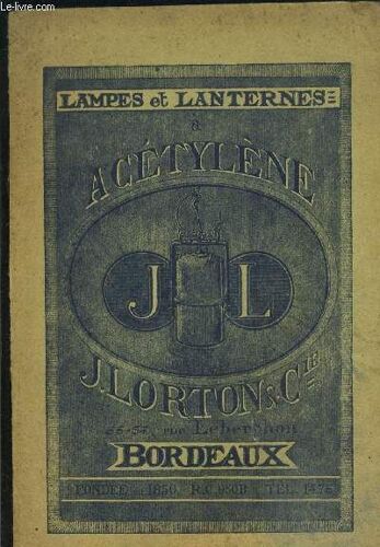 Manufactures Speciale De Lampes Et Lanternes A Acetylene Et D Articles Zinguerie- Hydrotherapie